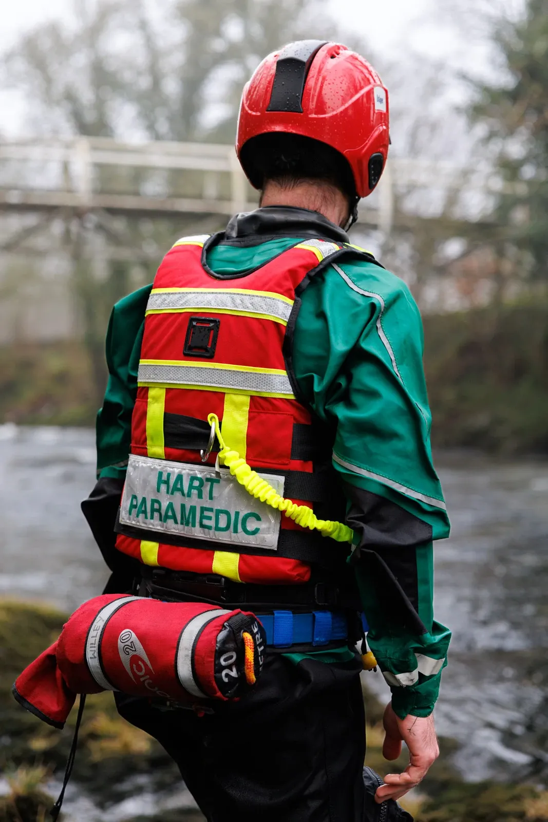 SWASFT Hazardous Area Response Team water rescue training on the River Dart