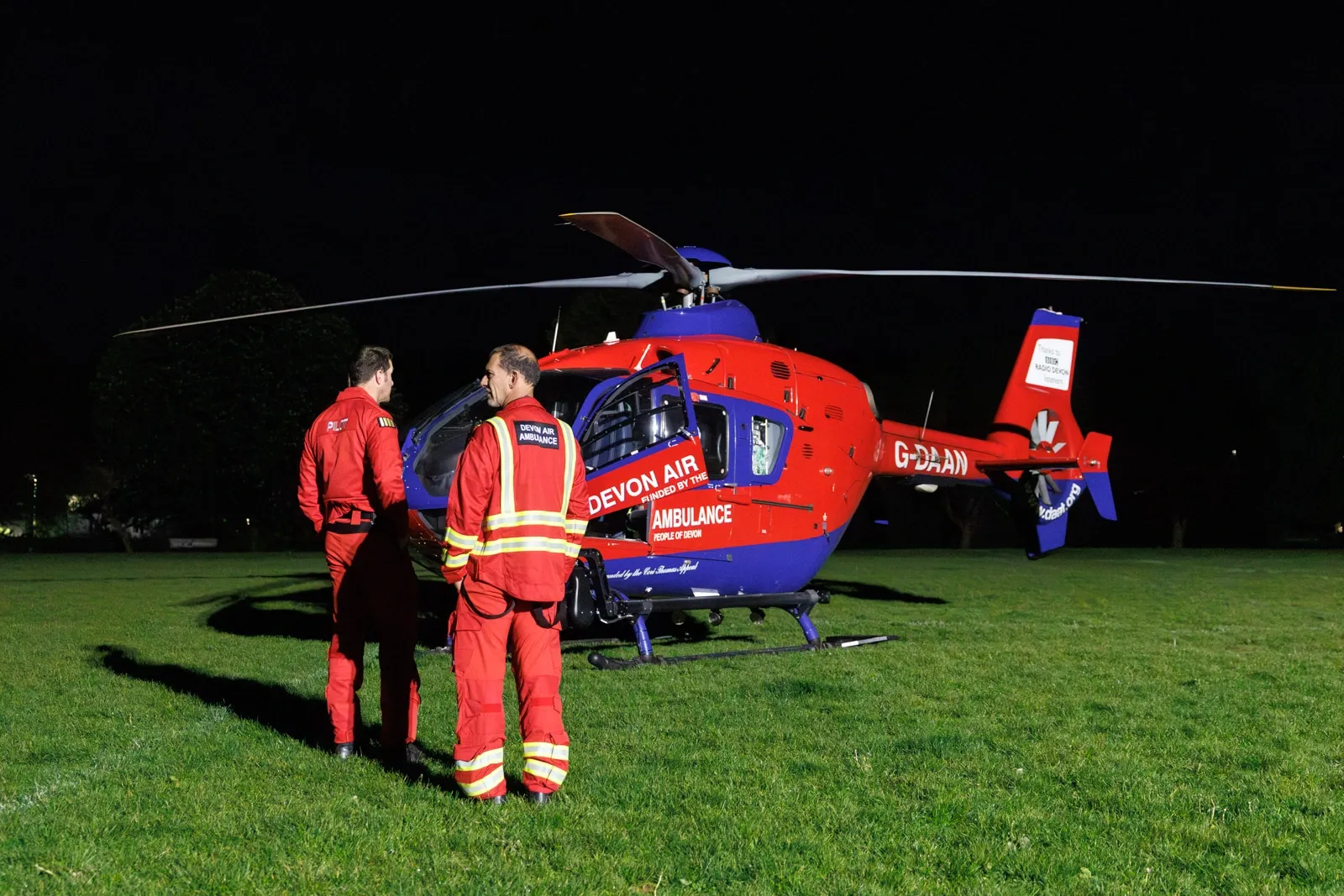 Devon Air Ambulance night operations