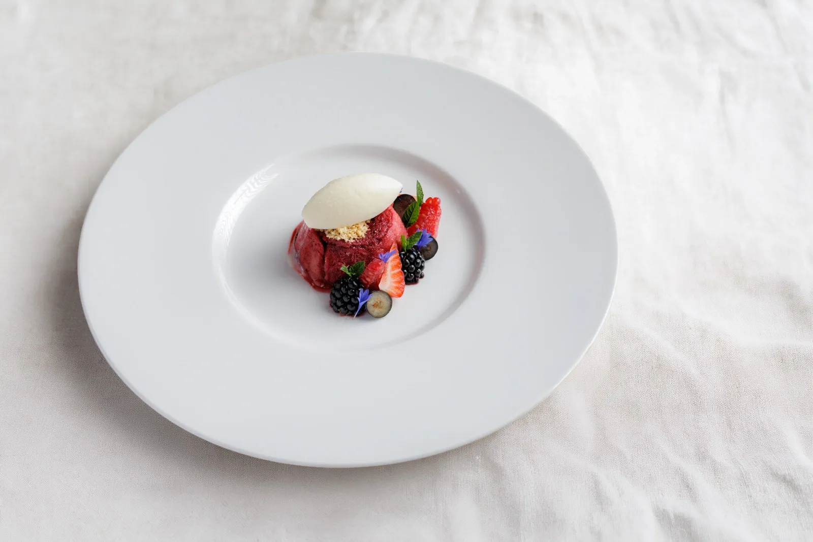 Summer pudding, by Harrison Brockington at Gather