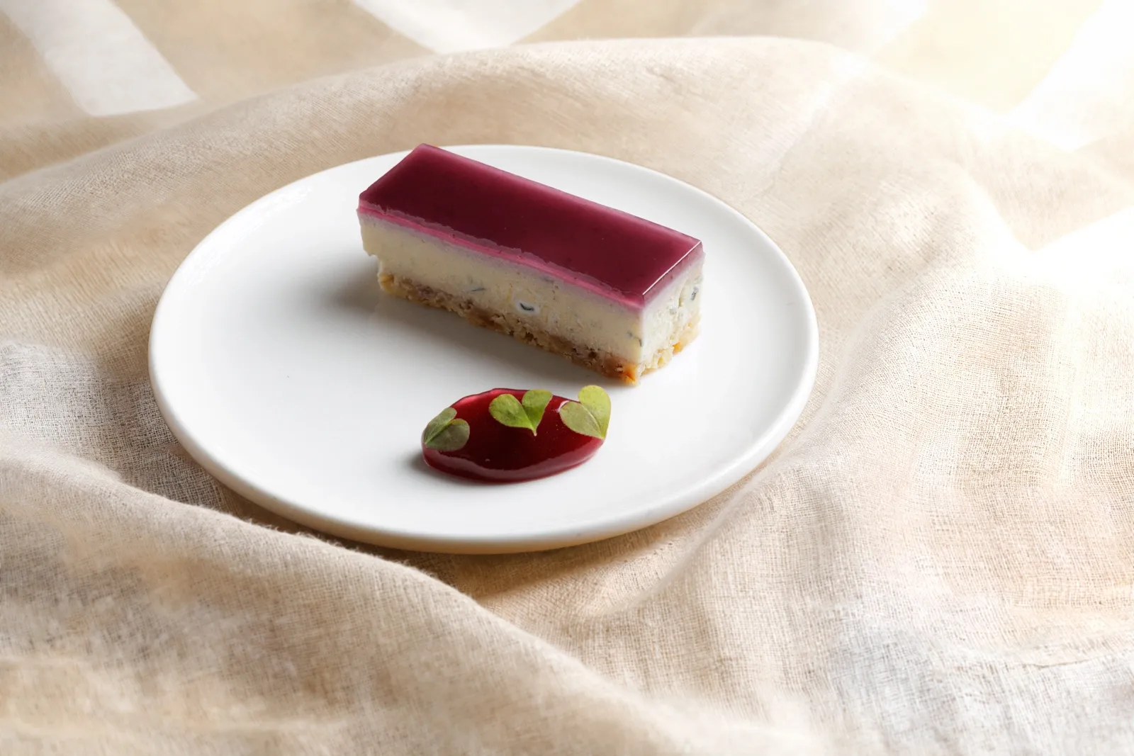 Beauvale blue cheese with husbandry school grape membrillo gel