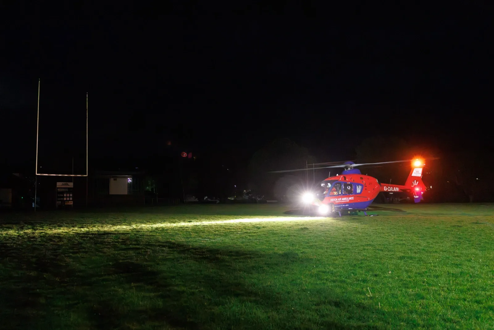 Devon Air Ambulance night operations
