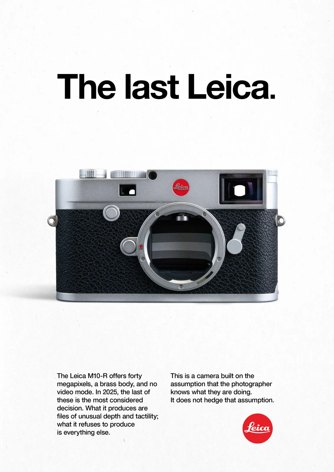 The last Leica poster