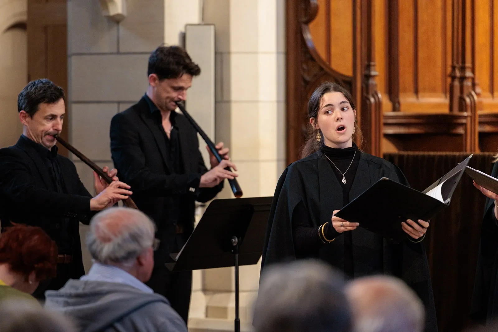 Soprano Lizzie Zmuda performs a solo