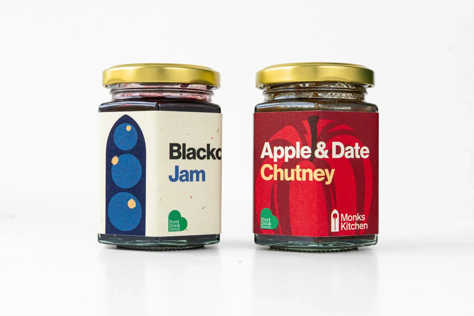 Jam and chutney label designs