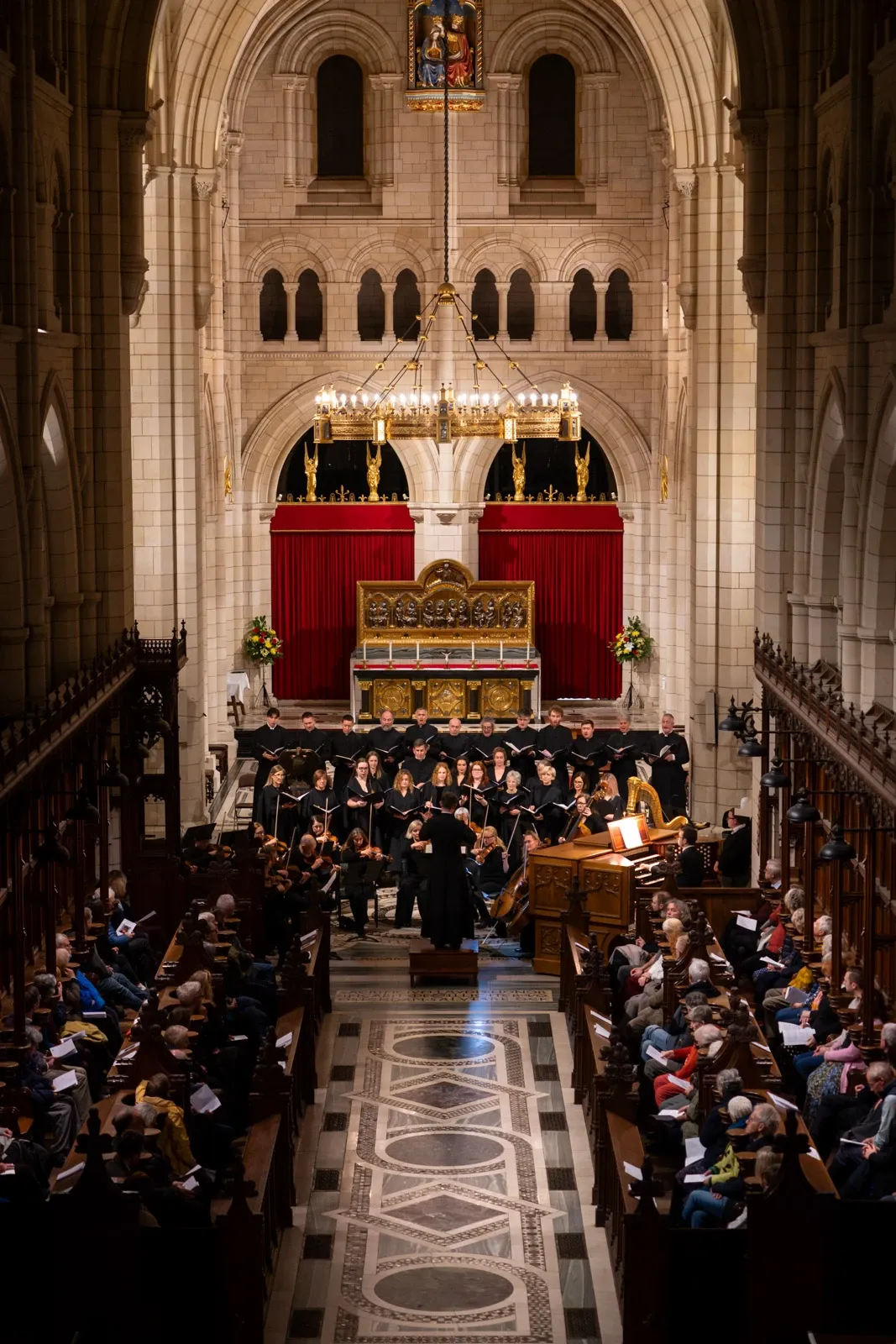 The Choir of Buckfast Abbey performs a concert