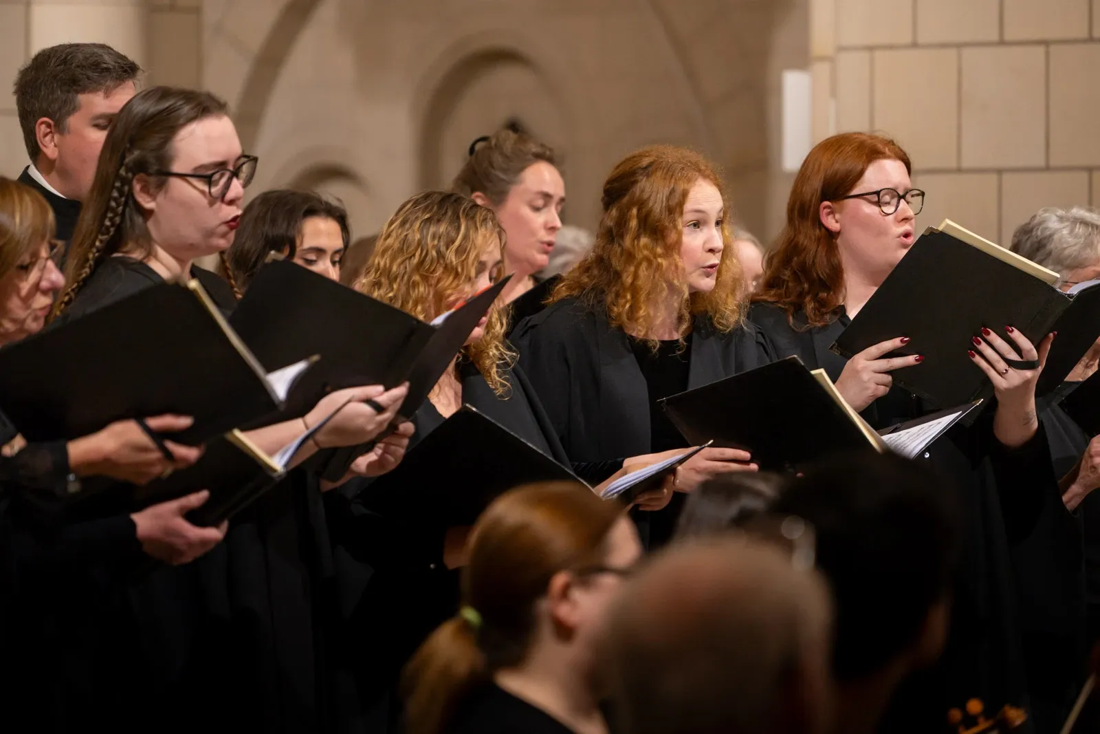 The Sopranos of the Buckfast Abbey Choir singing