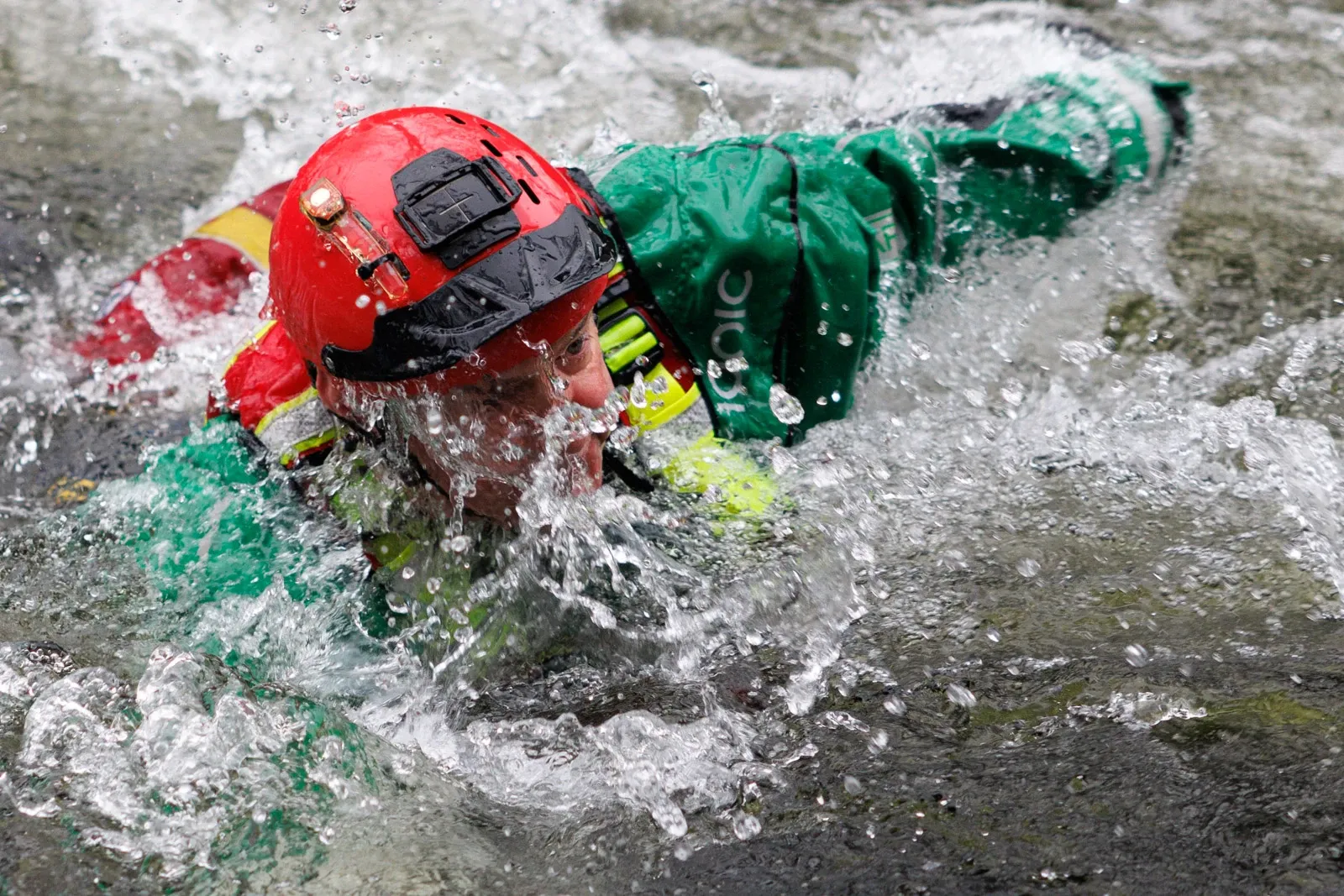 SWASFT Hazardous Area Response Team water rescue training on the River Dart