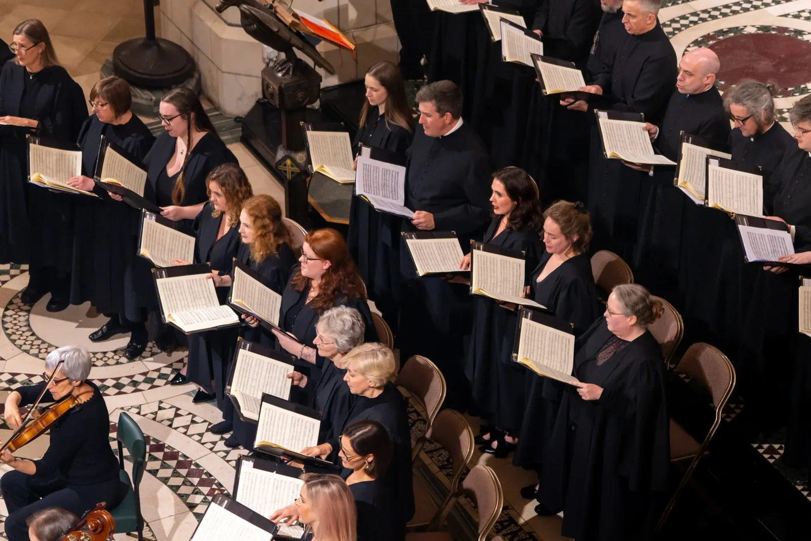 The Choir of Buckfast Abbey singing