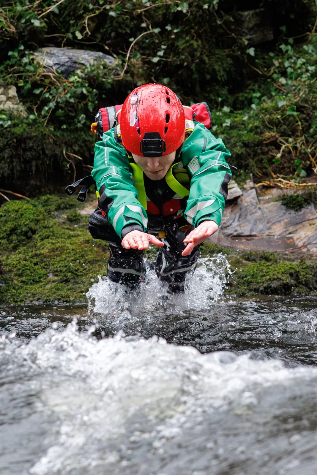 SWASFT Hazardous Area Response Team water rescue training on the River Dart