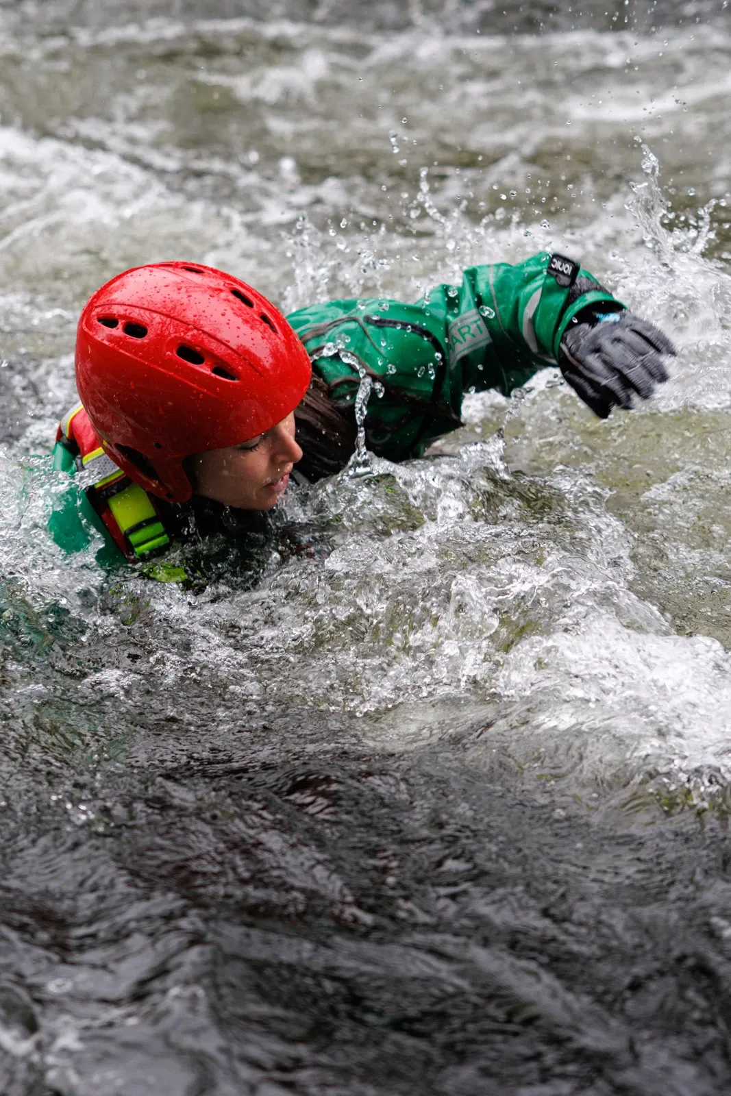 SWASFT Hazardous Area Response Team water rescue training on the River Dart