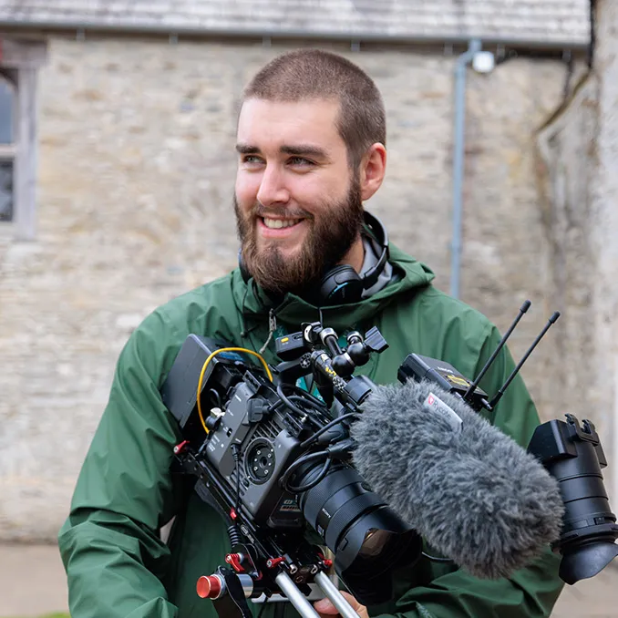 Portrait of Hamish Gregory, photgrapher and designer.